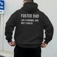 Foster Dad Definition Foster Parent Men's Hoodie Back Print