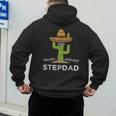 Fun Hilarious Stepfather Humor Stepdad Men's Hoodie Back Print