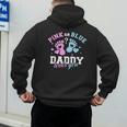 Gender Reveal Daddy Dad Men's Hoodie Back Print