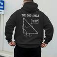 Geometry Shirts For Dads Who Love Math Father's Day Men's Hoodie Back Print
