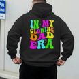 In My Glowing Dad Era Groovy Colorful Bright Men's Hoodie Back Print