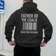 Goalie Dad Shirt Hockey Dad Shirt Hockey Goalie Men's Hoodie Back Print