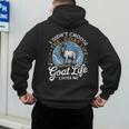 Goat Life Chose Me Rancher Farmer Goat Dad Goat Men's Hoodie Back Print Goat Life Chose Me Rancher Farmer Goat Dad Goat Men's Hoodie Back Print