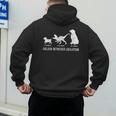 Golden Retriever Mom Dad Puppy Dog Owner Dog Lover Men's Hoodie Back Print