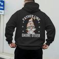 Grandpa Fathers Day Gnome For Men And Best Dad Pun Men's Hoodie Back Print