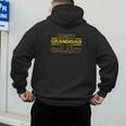 Grandpa Granddad Shirt Best Granddad In The Galaxy Men's Hoodie Back Print
