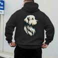 Great Pyrenees Pyr Minimalist Simple Dog Mom Dad Boys Girls Men's Hoodie Back Print Great Pyrenees Pyr Minimalist Simple Dog Mom Dad Boys Girls Men's Hoodie Back Print