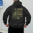 Guns Don't Kill People Dads With Pretty Daughters Humor Dad Men's Hoodie Back Print Guns Don't Kill People Dads With Pretty Daughters Humor Dad Men's Hoodie Back Print