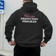 Halloween Dad Mom Daughter Adult Costume Princess Security Men's Hoodie Back Print