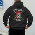Halloween Pirate Skull Apparel Pirate Dad V-Neck Short Sleeve Cotton 100 T-Shirt Small Men's Hoodie Back Print