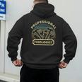 Handyman For Men Women Dad Fixologist Carpenter Tools Men's Hoodie Back Print