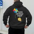 Happy Birthday Daddy Cute Toddler Dad's Birthday Party Men's Hoodie Back Print Happy Birthday Daddy Cute Toddler Dad's Birthday Party Men's Hoodie Back Print