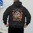Heavy Metal Cooler Dad Punk Rock Music Lover Men's Hoodie Back Print