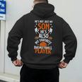 He's Also My Favorite Basketball Player Dad Basketball Dad Men's Hoodie Back Print