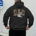 Hunting Dad Duck Camouflage Camo Preppy Camo Dad Camo Men's Hoodie Back Print