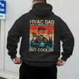 HVAC Dad HVAC Technician Mechanic Repairman Men's Hoodie Back Print