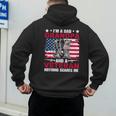 I'm A Dad Grandpa And Veteran Papa Grandpa Fathers Day Men Men's Hoodie Back Print