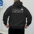 I'm The Dog's Favorite Cute Dog Mom Dad Pet Lover Men Women Kids Men's Hoodie Back Print