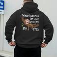 I'm Not Sleeping I'm Just Resting My Eyes Father's Day Dad Men's Hoodie Back Print
