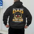 I'm A Super Proud Dad Of A 2025 Master's Degree Graduate Men's Hoodie Back Print I'm A Super Proud Dad Of A 2025 Master's Degree Graduate Men's Hoodie Back Print