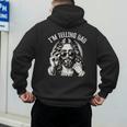 I'm Telling Dad Saying Religious Christian Jesus Meme Men's Hoodie Back Print