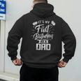 It's My First Birthday As A Dad Father Party Daddy Papa Men's Hoodie Back Print