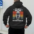 It's Not A Dad Bod It's Father Figure Bear Vintage Men's Hoodie Back Print