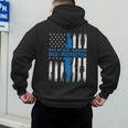 Jesus God Religious Man Of God Husband Dad Protector Men's Hoodie Back Print