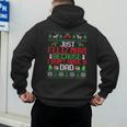 Just Feliz Navi Because I Don't Have A Dad Ugly Christmas Men's Hoodie Back Print