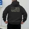 Just a Regular Dad Trying Not To Raise Liberals Camouflage Men's Hoodie Back Print