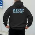K-Pop Security Mom Dad Kids Birthday Concert Staff Men's Hoodie Back Print