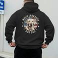 Labrador Retriever Dog Dad Men's Hoodie Back Print