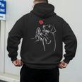 Labrador Retriever Golden Lab Dad Mom Men's Hoodie Back Print