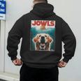 Light Golden Retriever Jowls Top Paws Cream Lab Dog Mom Dad Men's Hoodie Back Print