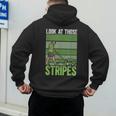 Look At Those Stripes Lawn Mowing Dad Lawn Mower Small Men's Hoodie Back Print Look At Those Stripes Lawn Mowing Dad Lawn Mower Small Men's Hoodie Back Print