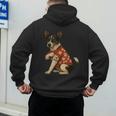 I Love Dad Tattoo Rat Terrier Dad Men's Hoodie Back Print
