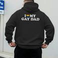 I Love My Gay Dad Men's Hoodie Back Print