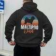 Maltipoo Dad Men's Hoodie Back Print