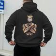 I Am Man King Powerful Dad Afro Melanin Black History Men's Hoodie Back Print