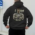 I Am Man King Powerful Dad Afro Melanin Men's Hoodie Back Print