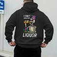 Mardi Gras Skeleton Cant Hold My Carnival Team Dad Men Men's Hoodie Back Print
