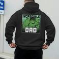 Marvel Comics Avengers Father's Day Hulk Incredible Dad Men's Hoodie Back Print