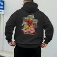 Marvel Iron Man Invincible Dad Father's Day Comic Retro Men's Hoodie Back Print