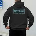 Men Boy Dad Est 2026 Newborn Daddy Father Baby Boy Son Men's Hoodie Back Print Men Boy Dad Est 2026 Newborn Daddy Father Baby Boy Son Men's Hoodie Back Print