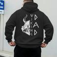 Men Celtic Norse Mythology Viking Dad Men's Hoodie Back Print