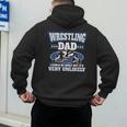 For Men Freestyle Wrestling Dad Men's Hoodie Back Print