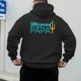 Mermaid Dad Mermaid Papa Grandpa Security Party Small Men's Hoodie Back Print Mermaid Dad Mermaid Papa Grandpa Security Party Small Men's Hoodie Back Print