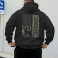 Mini Bernedoodle Dad Camo USA Flag DESIGN ON BACK Men's Hoodie Back Print
