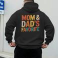 Mom & Dad's Favorite Men's Hoodie Back Print