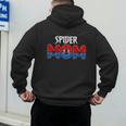 Mom And Dad Spider Family Matching Birthday Halloween Men's Hoodie Back Print